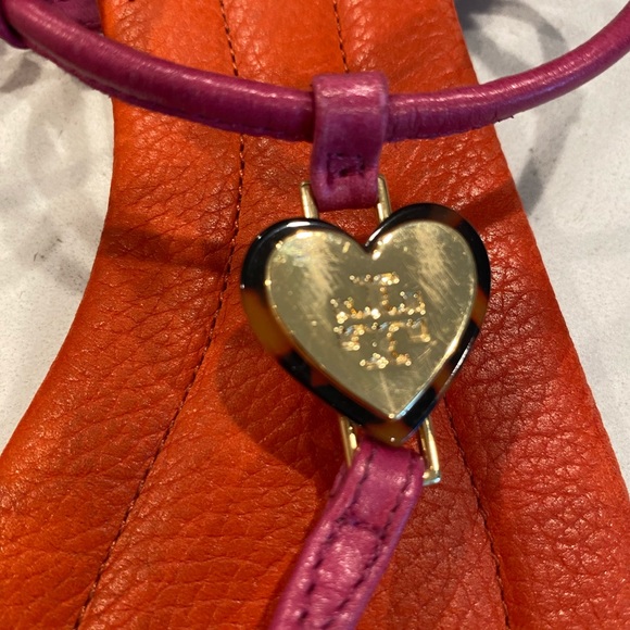 Tory Burch Red Heart Thong Sandals size 7.5 - Picture 2 of 4